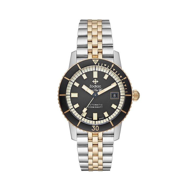 Zodiac Super Sea Wolf Automatic Stainless Steel Watch #ZO9271