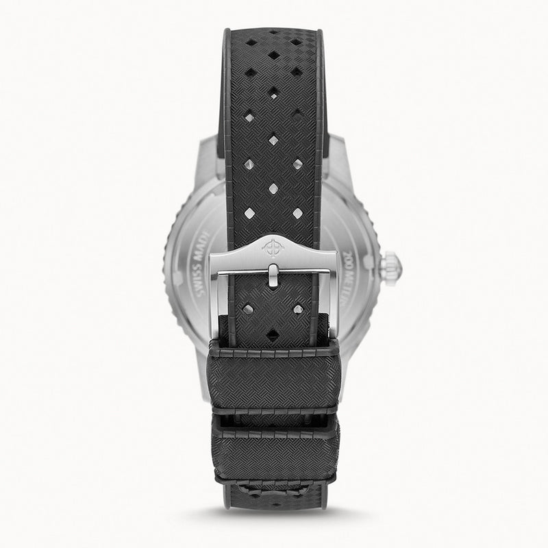 Zodiac Super Sea Wolf 53 Compression Automatic Black Rubber Watch #ZO9275 back