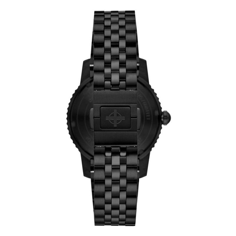 Zodiac Super Sea Wolf 53 Compression Automatic Black Stainless Steel Watch #ZO9276 back