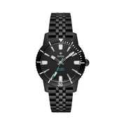 Zodiac Super Sea Wolf 53 Compression Automatic Black Stainless Steel Watch #ZO9276