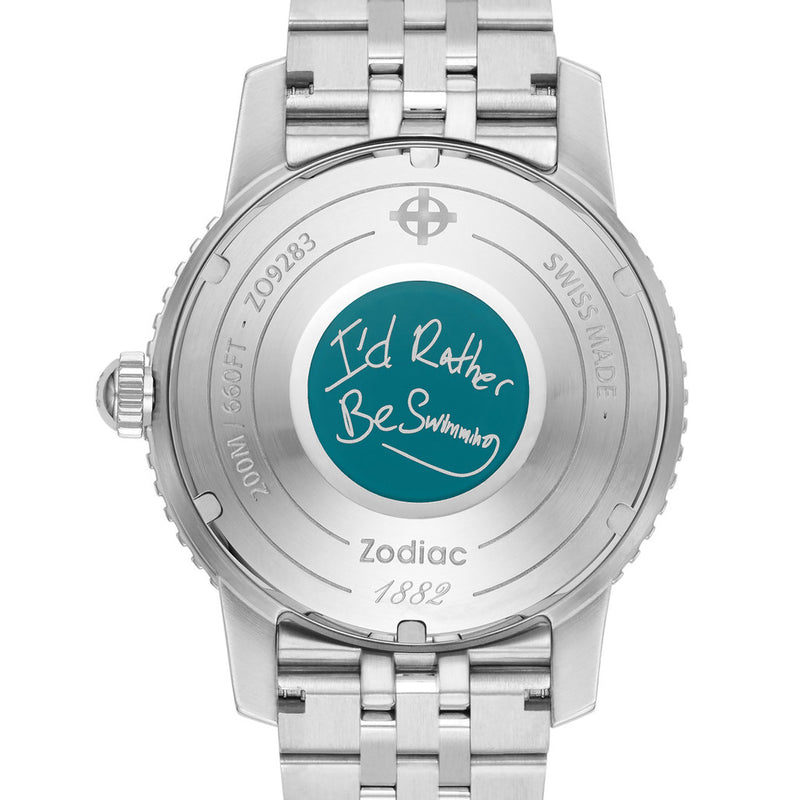 Zodiac Special Edition Super Sea Wolf Aquamarine Dream #ZO9283 back