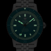 Zodiac Special Edition Super Sea Wolf Aquamarine Dream #ZO9283 lume