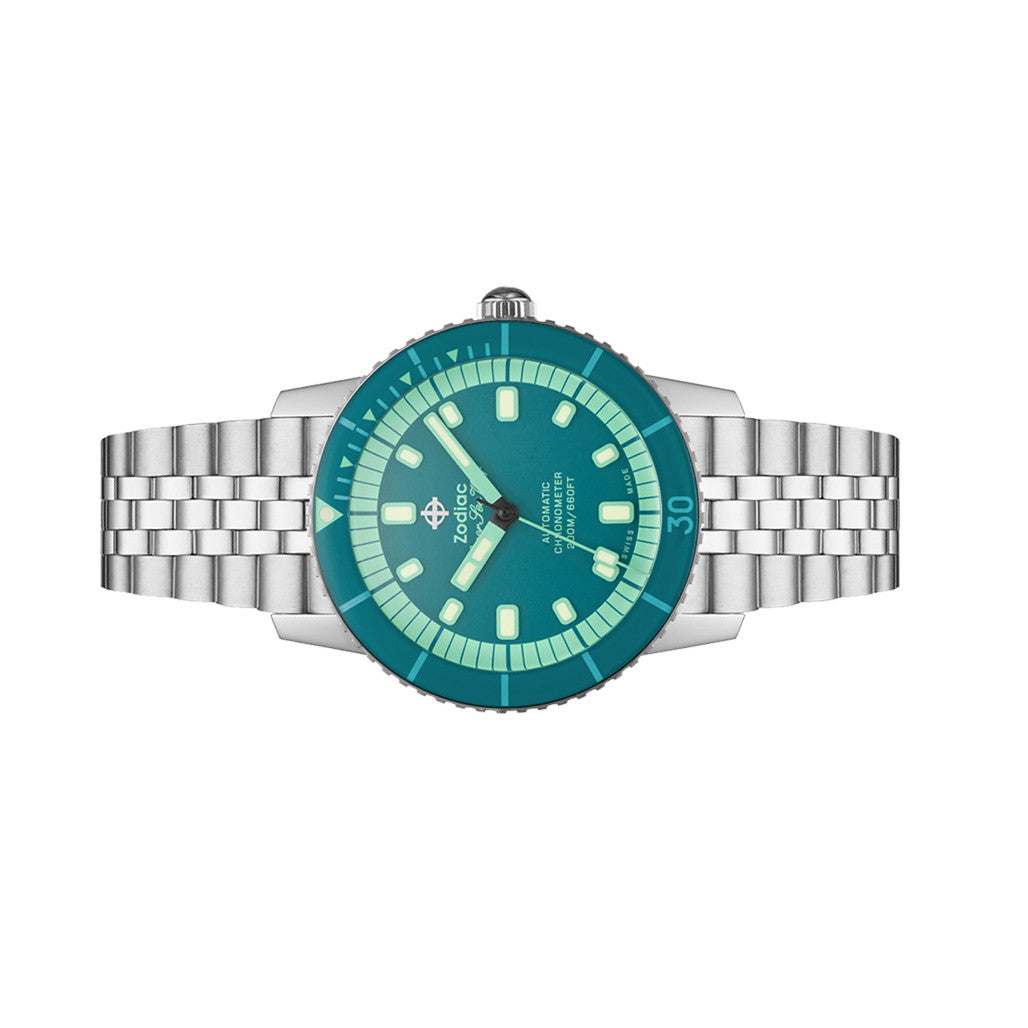 Zodiac Special Edition Super Sea Wolf 53 Aquamarine Dream #ZO9283