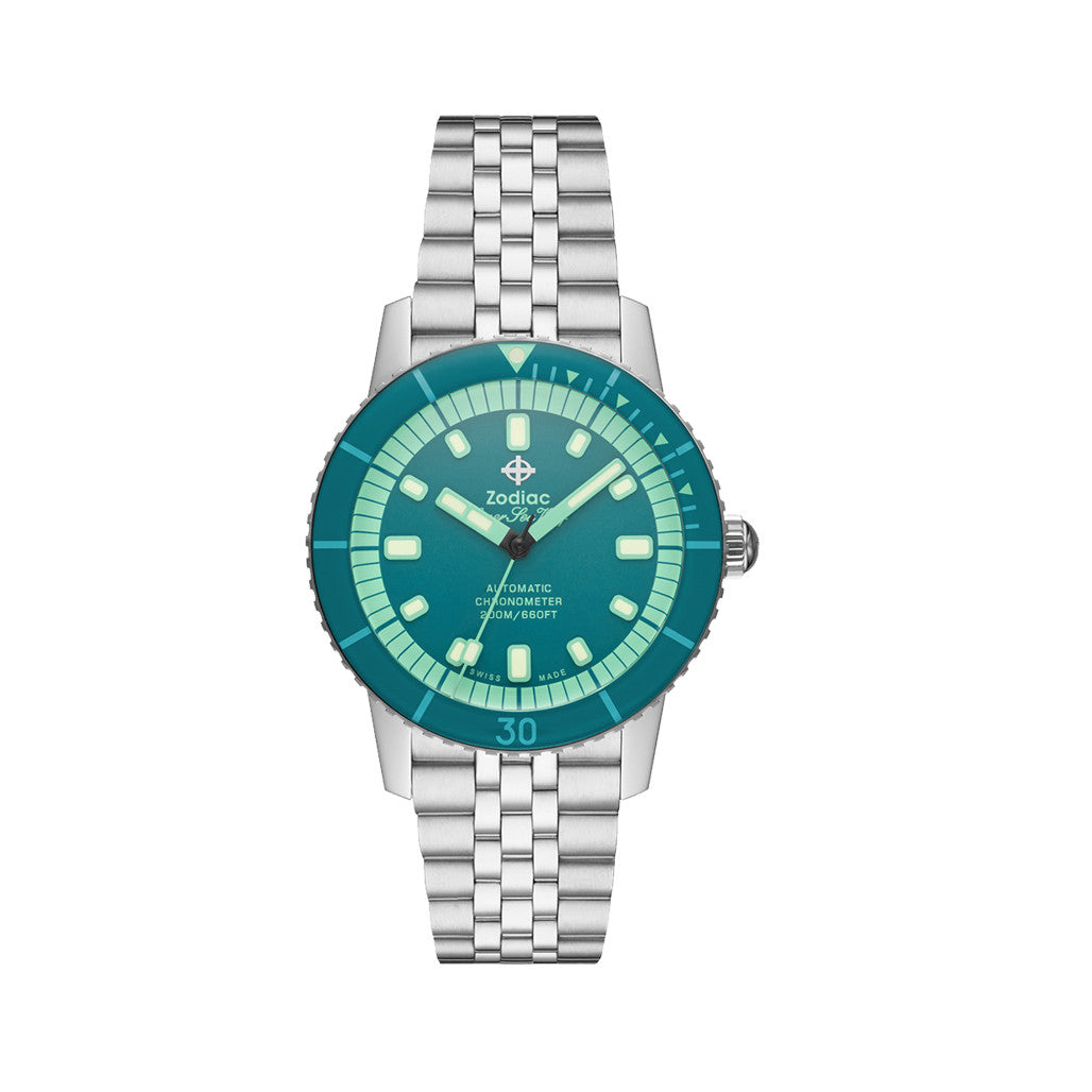 Zodiac Special Edition Super Sea Wolf 53 Aquamarine Dream #ZO9283