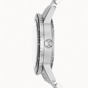 Zodiac Super Sea Wolf 53 Compression Automatic Stainless Steel Watch #ZO9286 crown