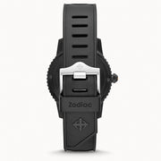 Zodiac Super Sea Wolf 53 Compression Automatic Black Rubber Watch #ZO9289 back