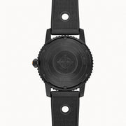 Zodiac Super Sea Wolf 53 Compression Automatic Black Rubber Watch #ZO9289 back