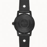 Zodiac Super Sea Wolf 53 Compression Automatic Black Rubber Watch #ZO9289 back