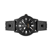 Zodiac Super Sea Wolf 53 Compression Automatic Black Rubber Watch #ZO9289 side