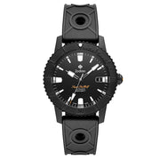 Zodiac Super Sea Wolf 53 Compression Automatic Black Rubber Watch #ZO9289 zoom