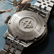 Zodiac Super Sea Wolf Compression Automatic Stainless Steel Watch #ZO9291l lifestyle