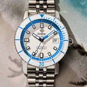 Zodiac Super Sea Wolf Compression Automatic Stainless Steel Watch #ZO9291l lifestyle