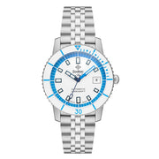 Zodiac Super Sea Wolf Compression Automatic Stainless Steel Watch #ZO9291 zoom