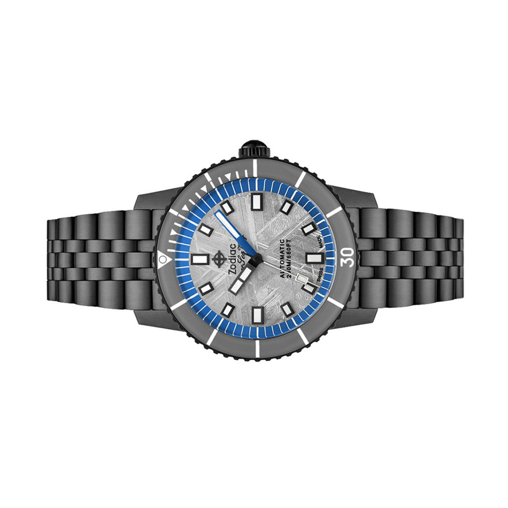 Zodiac Super Sea Wolf Limited Edition with Meteorite Dial and Blue