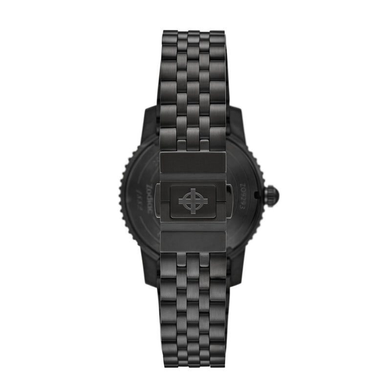 Zodiac Super Sea Wolf Limited Edition with Meteorite Dial and Blue Accents #ZO9293 back
