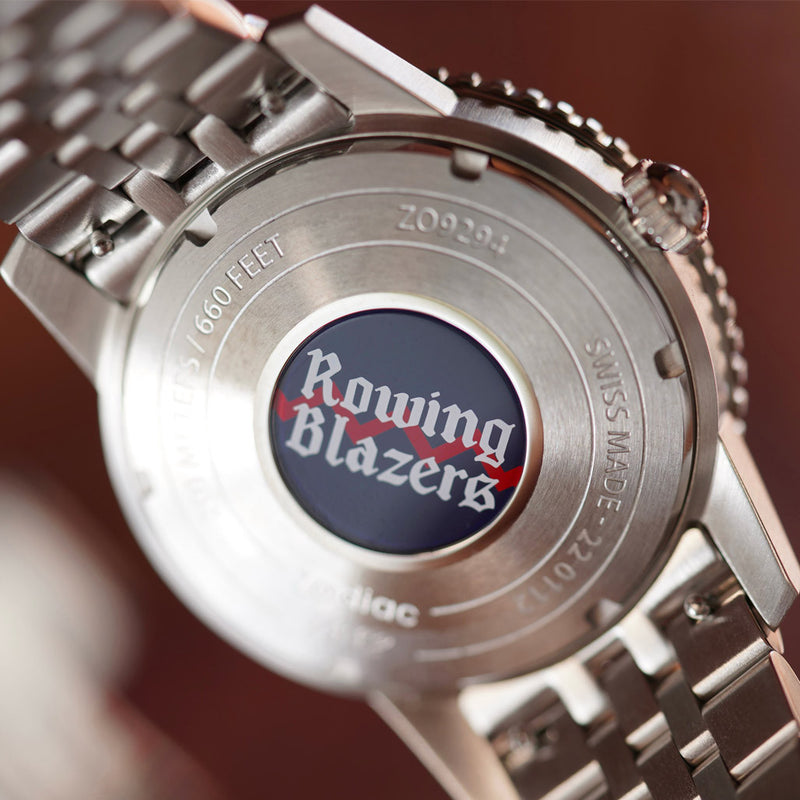 Zodiac Super Sea Wolf Rowing Blazers x Harrys Bar x Zodiac Tricollaboration Limited Edition #ZO9294 back