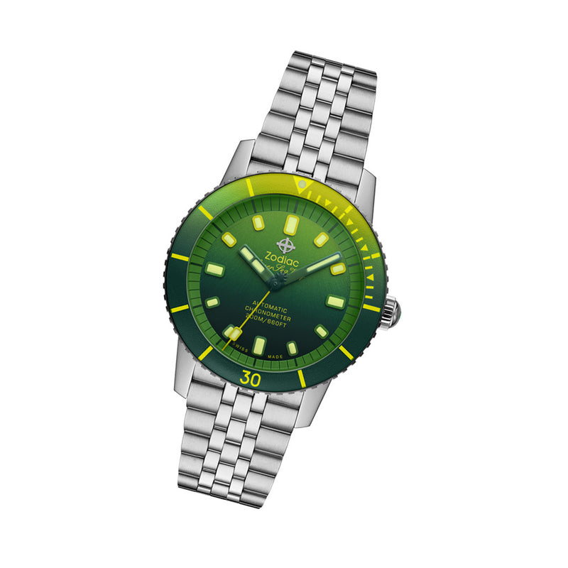 Zodiac Super Sea Wolf Pineapple Dream Automatic Dive Watch #ZO9295
