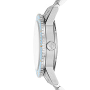 Zodiac Super Sea Wolf Compression Automatic Stainless Steel Watch #ZO9304 crown