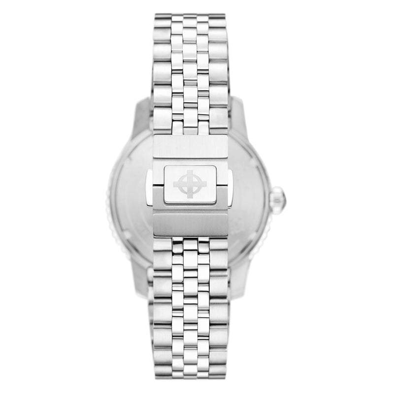 Zodiac Super Sea Wolf Compression Automatic Stainless Steel Watch #ZO9304 back