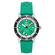 Zodiac Super Sea Wolf Automatic Sea Foam Green Watch with Rubber Strap #ZO9305 zoom