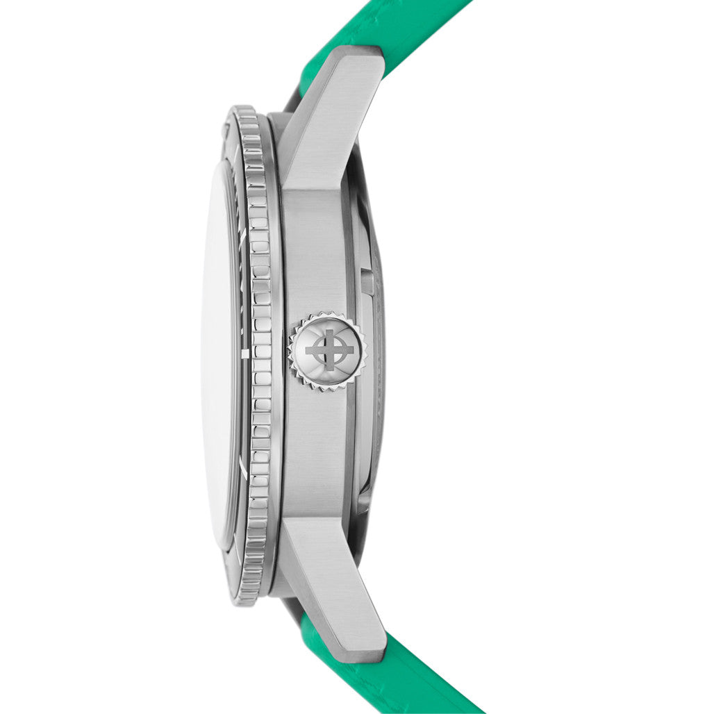 Zodiac Super Sea Wolf Automatic Sea Foam Green Watch with Rubber