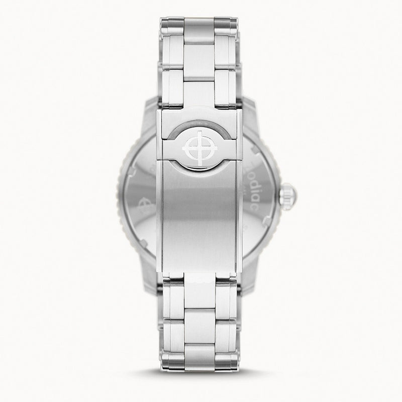 Zodiac Super Sea Wolf GMT Automatic Stainless Steel Watch #ZO9405 back