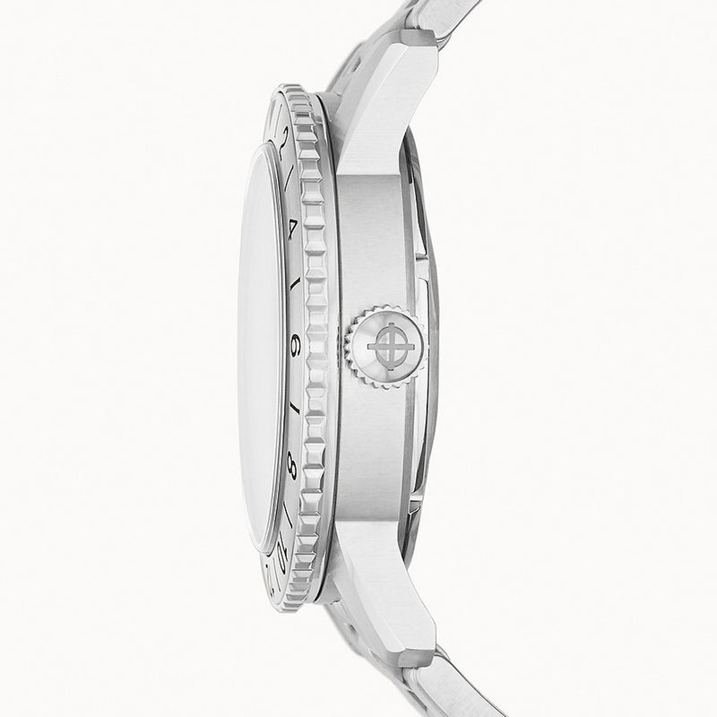 Zodiac Super Sea Wolf GMT Automatic Stainless Steel Watch #ZO9405 crown
