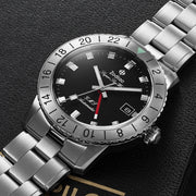 Zodiac Super Sea Wolf GMT Automatic Stainless Steel Watch #ZO9405 lifestyle