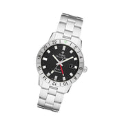 Zodiac Super Sea Wolf GMT Automatic Stainless Steel Watch #ZO9405 tilt