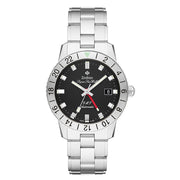 Zodiac Super Sea Wolf GMT Automatic Stainless Steel Watch #ZO9405 zoom