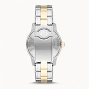 Zodiac Super Sea Wolf GMT Automatic Two-Tone Stainless Steel Watch #ZO9406 back