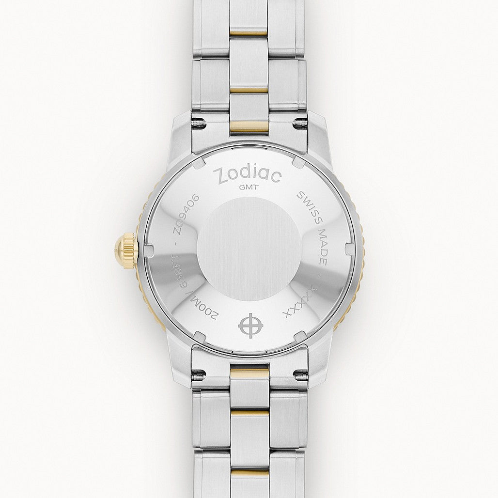 Zodiac Super Sea Wolf GMT Automatic Two-Tone Stainless Steel Watch
