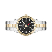 Zodiac Super Sea Wolf GMT Automatic Two-Tone Stainless Steel Watch #ZO9406 side