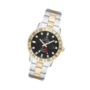 Zodiac Super Sea Wolf GMT Automatic Two-Tone Stainless Steel Watch #ZO9406 tilt