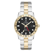 Zodiac Super Sea Wolf GMT Automatic Two-Tone Stainless Steel Watch #ZO9406 zoom
