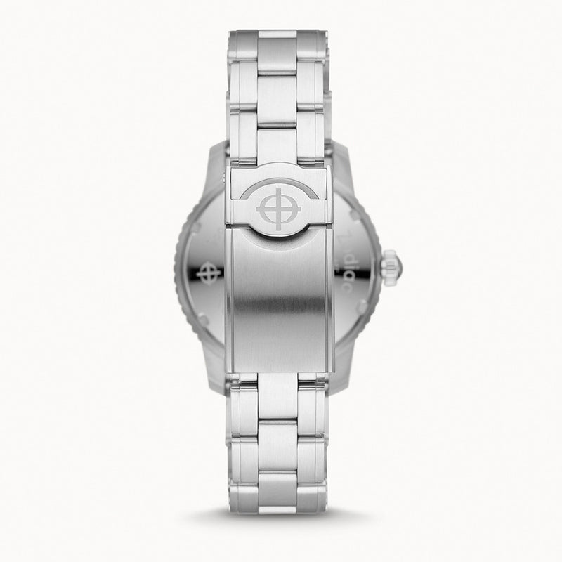 Zodiac Limited Edition Super Sea Wolf World Time Automatic Stainless Steel Watch #ZO9410 back