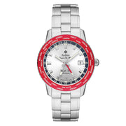 Zodiac Limited Edition Super Sea Wolf World Time Automatic Stainless Steel Watch #ZO9410 zoom