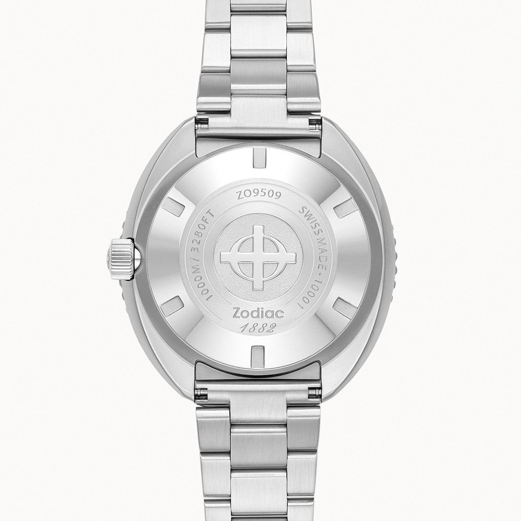 Zodiac Super Sea Wolf 68 Saturation Automatic Stainless Steel