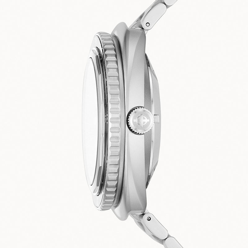 Zodiac Super Sea Wolf 68 Saturation Automatic Stainless Steel Watch #ZO9509 crown