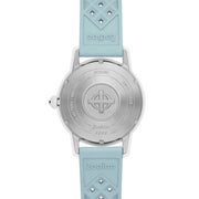 Zodiac Super Seawolf Ceramic COSC Automatic Dive Watch with Blue Dial #ZO9590 back