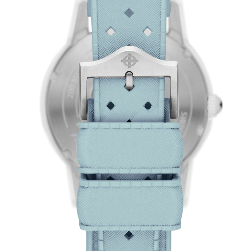 Zodiac Super Seawolf Ceramic COSC Automatic Dive Watch with Blue Dial #ZO9590 back