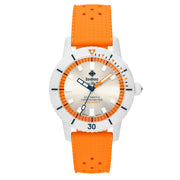 Zodiac Super Seawolf Ceramic COSC Automatic Dive Watch with Silver Dial #ZO9591 zoom
