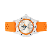 Zodiac Super Seawolf Ceramic COSC Automatic Dive Watch with Silver Dial #ZO9591 side
