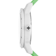 Zodiac Super Seawolf Ceramic COSC Automatic Dive Watch with Green Dial #ZO9592 crown