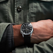 Zodiac Olympos Automatic Black Leather Watch #ZO9700 lifestyle