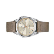 Zodiac Olympos Automatic Brown Leather Watch #ZO9702 side