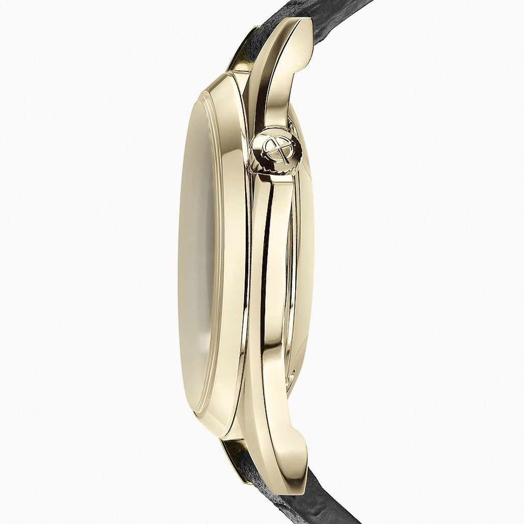 Zodiac Olympos Automatic Black Leather Watch #ZO9703 — Long Island