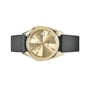 Zodiac Olympos Automatic Black Leather Watch #ZO9703 side