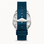 Zodiac Olympos Automatic Blue Leather Watch #ZO9711
back