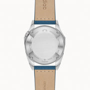 Zodiac Olympos Automatic Blue Leather Watch #ZO9711
back